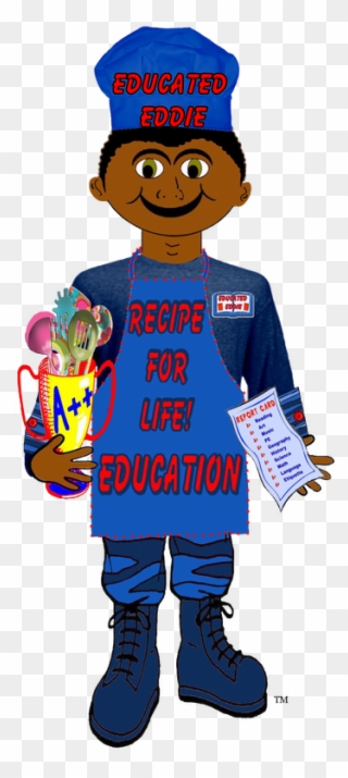 Educated Eddie, A Fictional Costume Character, Mixes - Cartoon Clipart