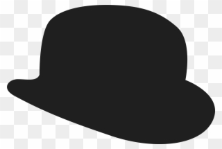 Bowler Hat Clipart - Clip Art Bowler Hat - Png Download