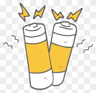 If So, Take A Look - Batteries Cartoon Clipart