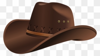 Straw Hat Clipart Cowboy Outfit - Cowboy Hat Clipart Png Transparent Png