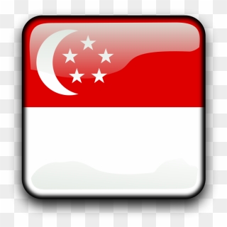 Sg Clip Art Download - Clip Art Singapore Flag - Png Download